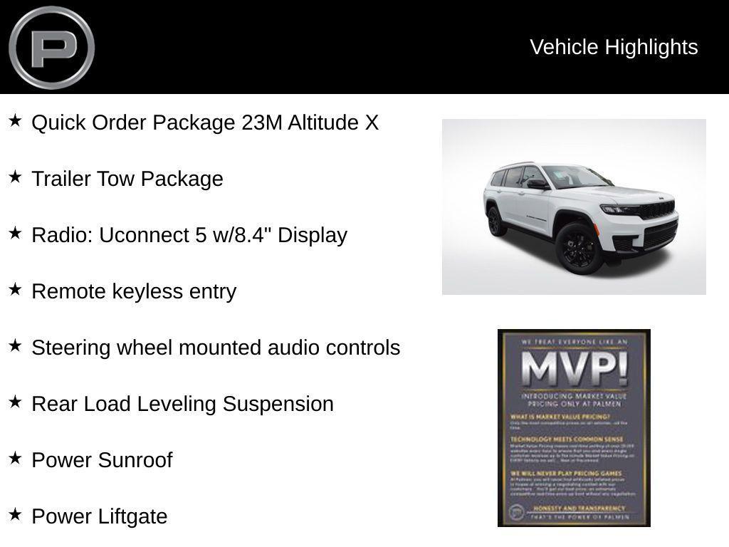 new 2025 Jeep Grand Cherokee L car, priced at $48,130