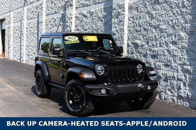 used 2022 Jeep Wrangler car, priced at $33,777