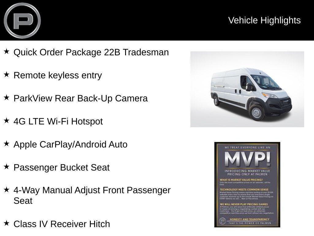 new 2026 Ram ProMaster 2500 car, priced at $51,520
