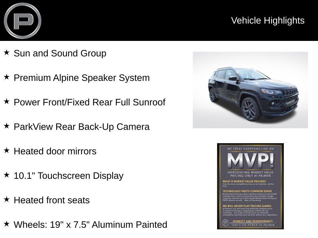 new 2025 Jeep Compass car, priced at $39,105
