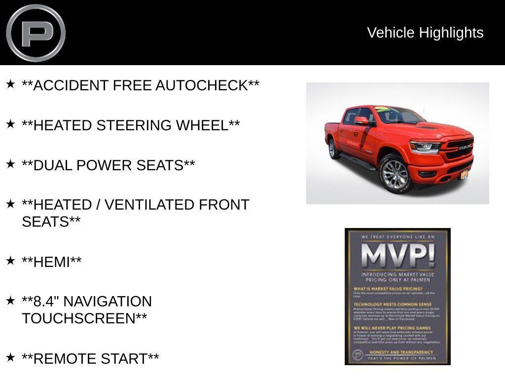 used 2022 Ram 1500 car, priced at $39,000