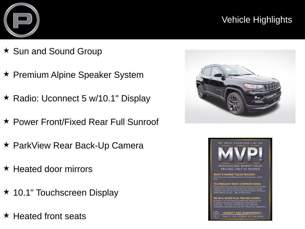 new 2025 Jeep Compass car, priced at $36,105