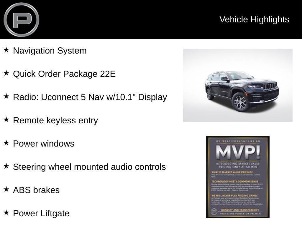 new 2025 Jeep Grand Cherokee L car, priced at $51,610