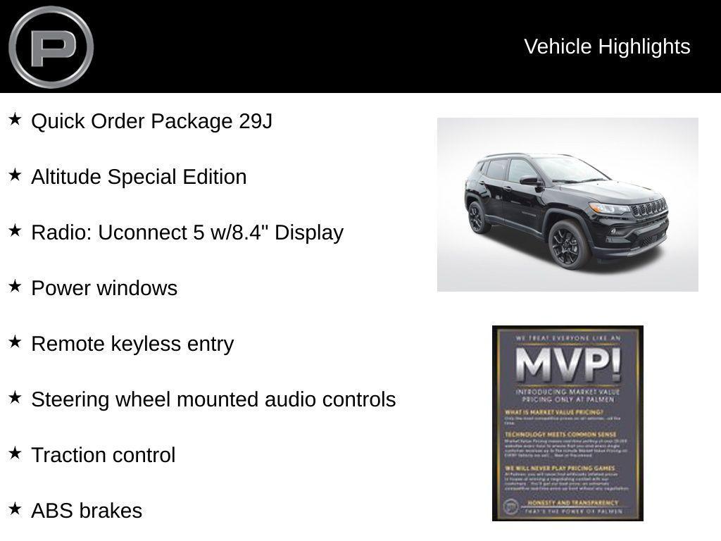new 2025 Jeep Compass car, priced at $28,980