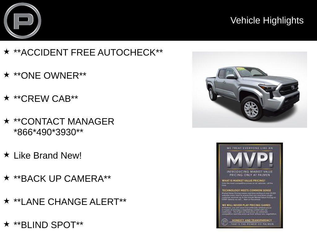 used 2024 Toyota Tacoma car, priced at $37,000