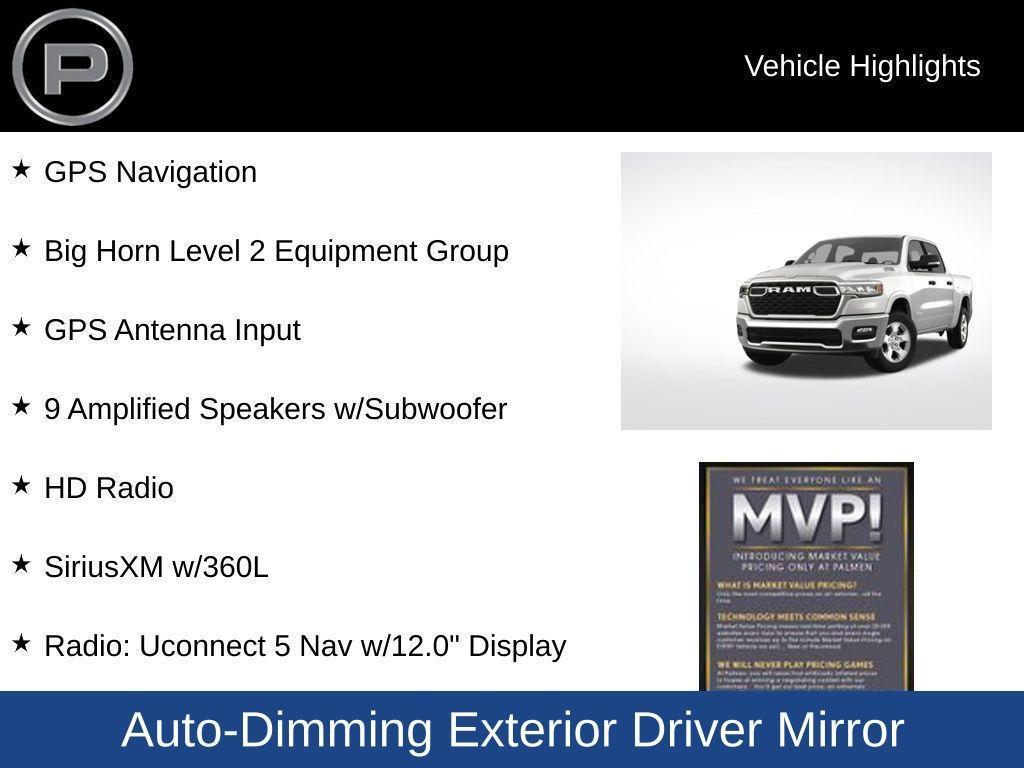 new 2025 Ram 1500 car, priced at $57,605