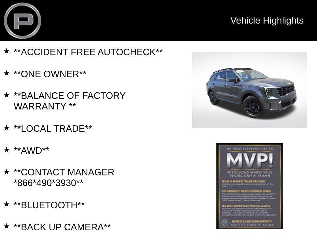 used 2024 Kia Sorento car, priced at $39,000