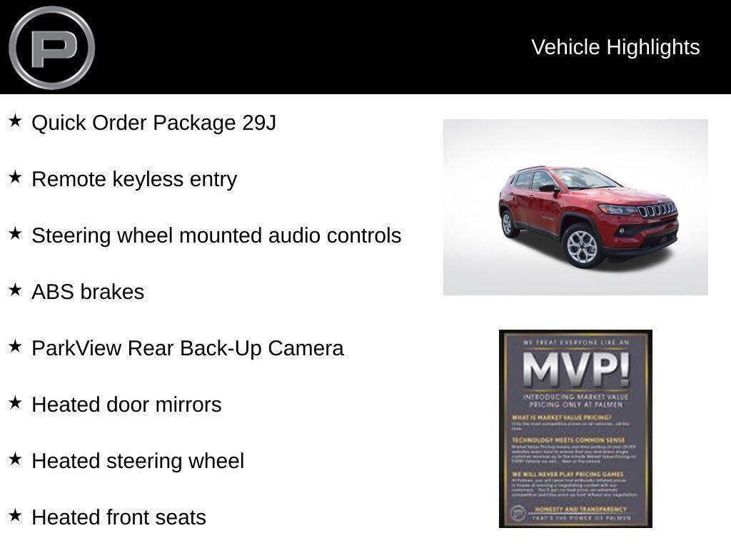new 2025 Jeep Compass car, priced at $29,849