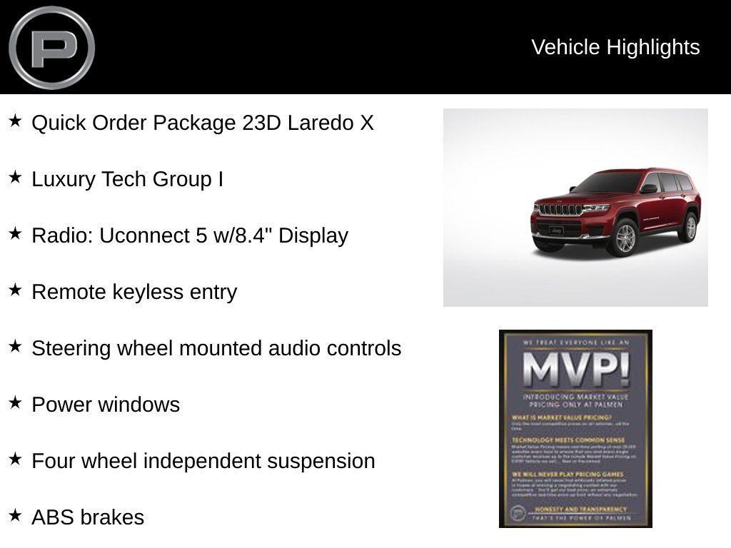 new 2025 Jeep Grand Cherokee L car, priced at $42,891