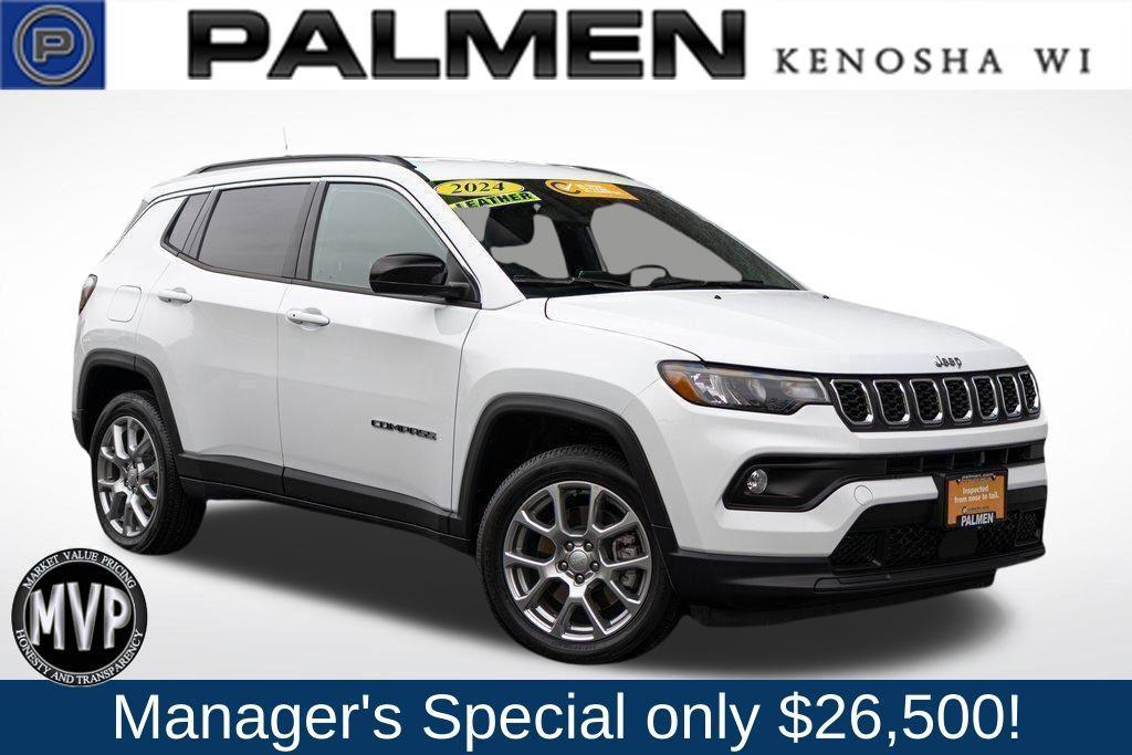 used 2024 Jeep Compass car, priced at $26,500