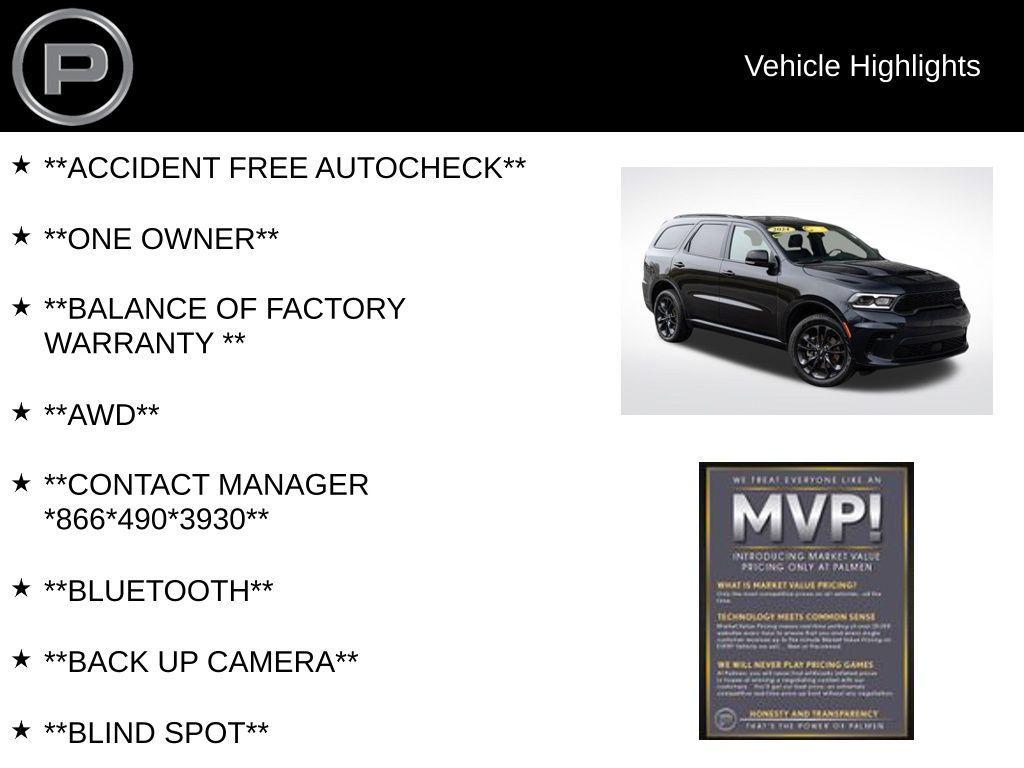 used 2024 Dodge Durango car, priced at $38,500