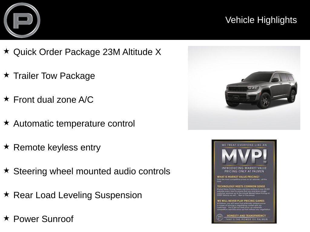 new 2025 Jeep Grand Cherokee L car, priced at $46,544