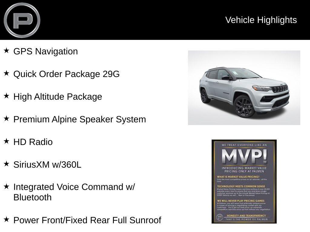 new 2025 Jeep Compass car, priced at $33,547
