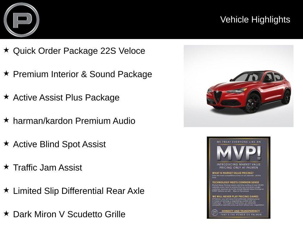 new 2024 Alfa Romeo Stelvio car, priced at $51,697