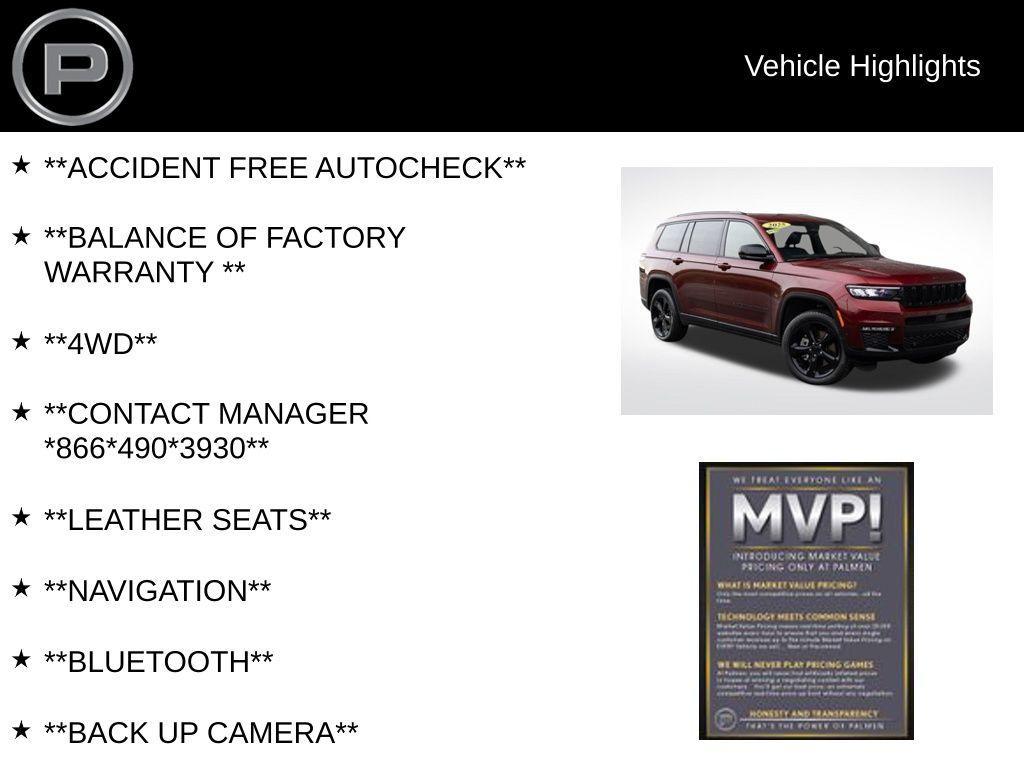 used 2025 Jeep Grand Cherokee L car, priced at $44,500