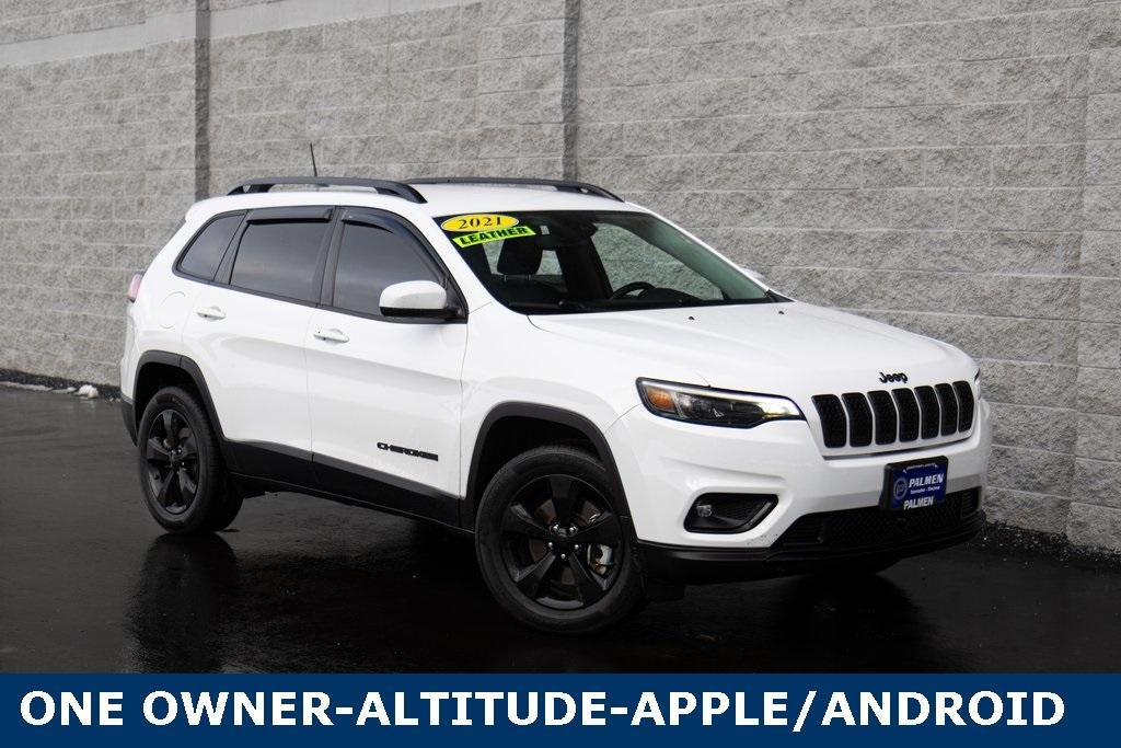 used 2021 Jeep Cherokee car, priced at $23,400