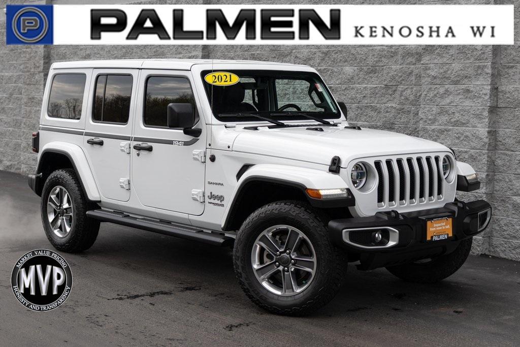 used 2021 Jeep Wrangler Unlimited car, priced at $33,998