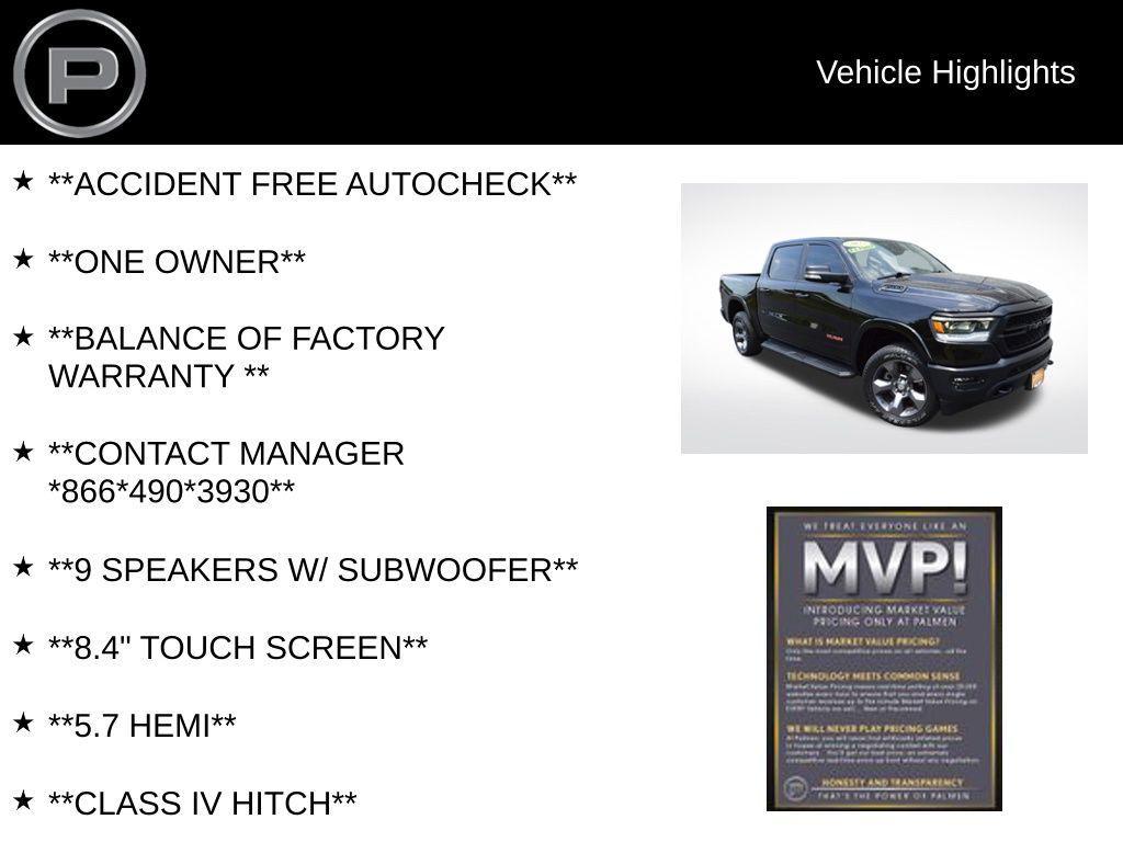 used 2022 Ram 1500 car, priced at $36,500