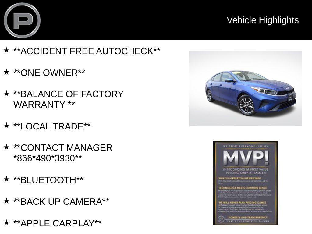 used 2023 Kia Forte car, priced at $18,000
