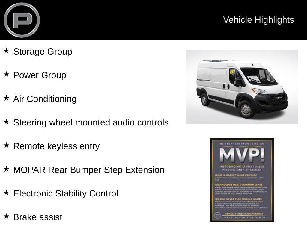 new 2024 Ram ProMaster 1500 car, priced at $46,878