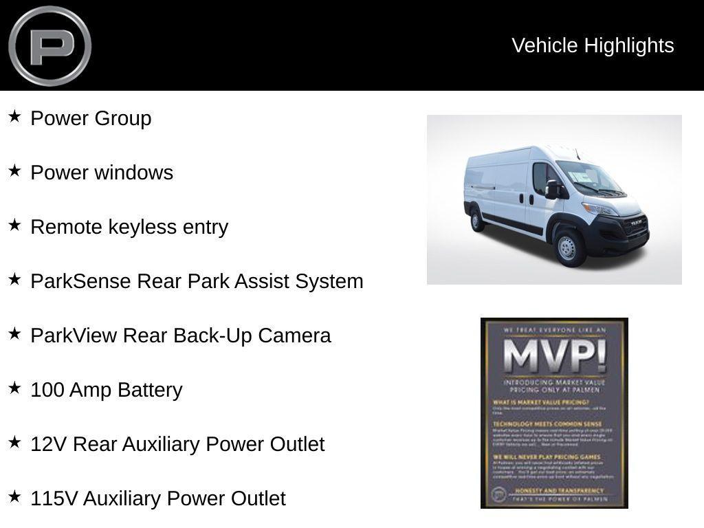 new 2025 Ram ProMaster 2500 car, priced at $51,740