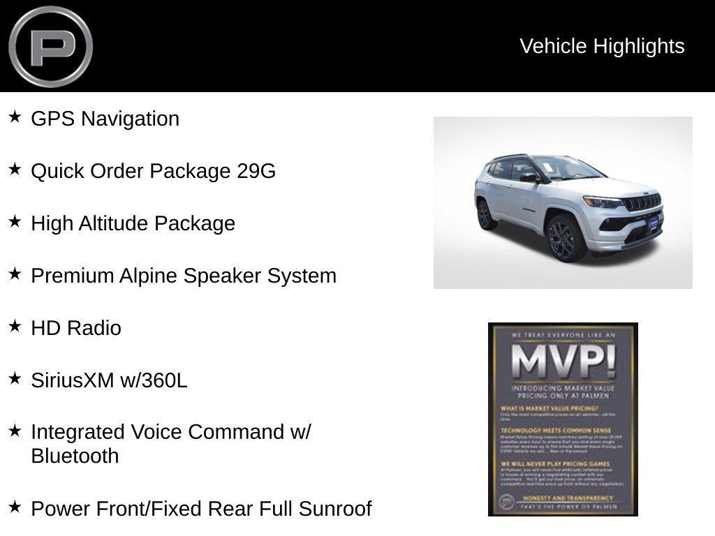 new 2025 Jeep Compass car, priced at $33,547