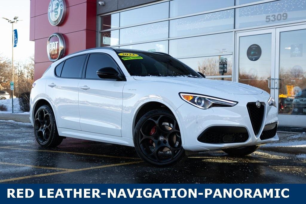 used 2023 Alfa Romeo Stelvio car, priced at $34,400