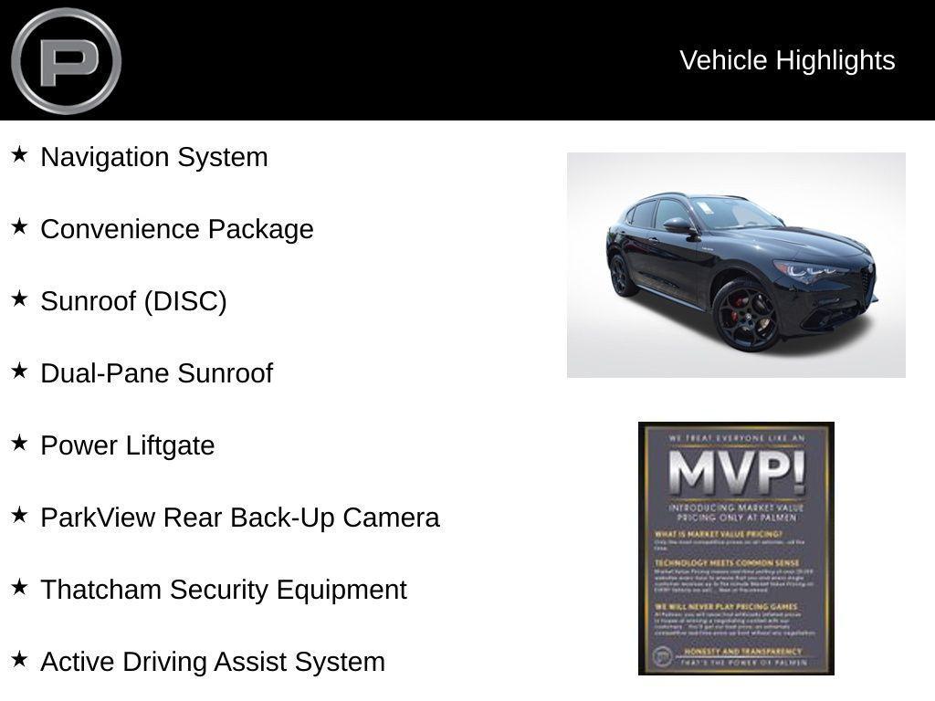 new 2025 Alfa Romeo Stelvio car, priced at $59,215