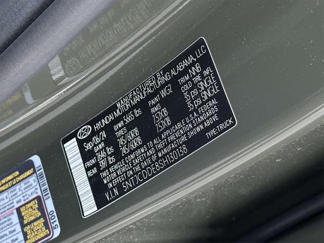 new 2025 Hyundai SANTA CRUZ car, priced at $36,845