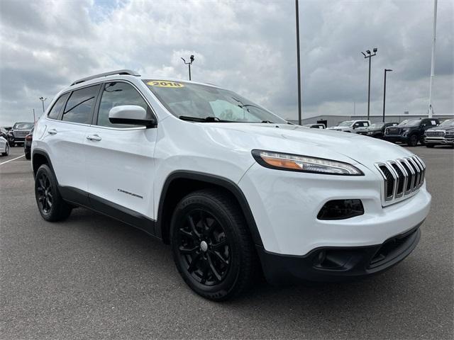 used 2018 Jeep Cherokee car, priced at $17,600