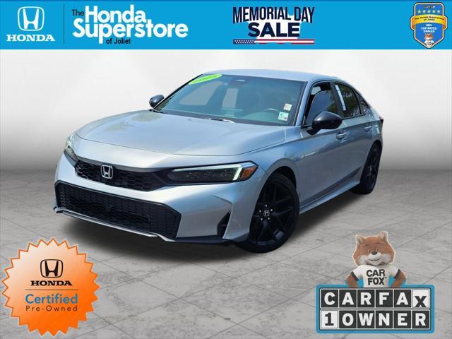 used 2025 Honda Civic car, priced at $28,210