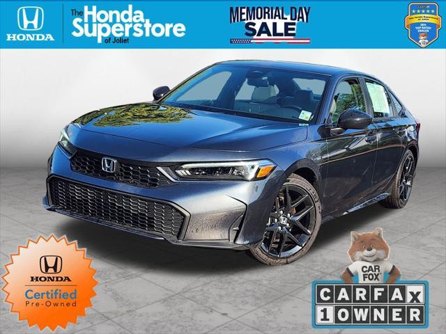 used 2025 Honda Civic Hybrid car, priced at $31,626