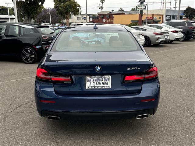 used 2021 BMW 530e car, priced at $34,777