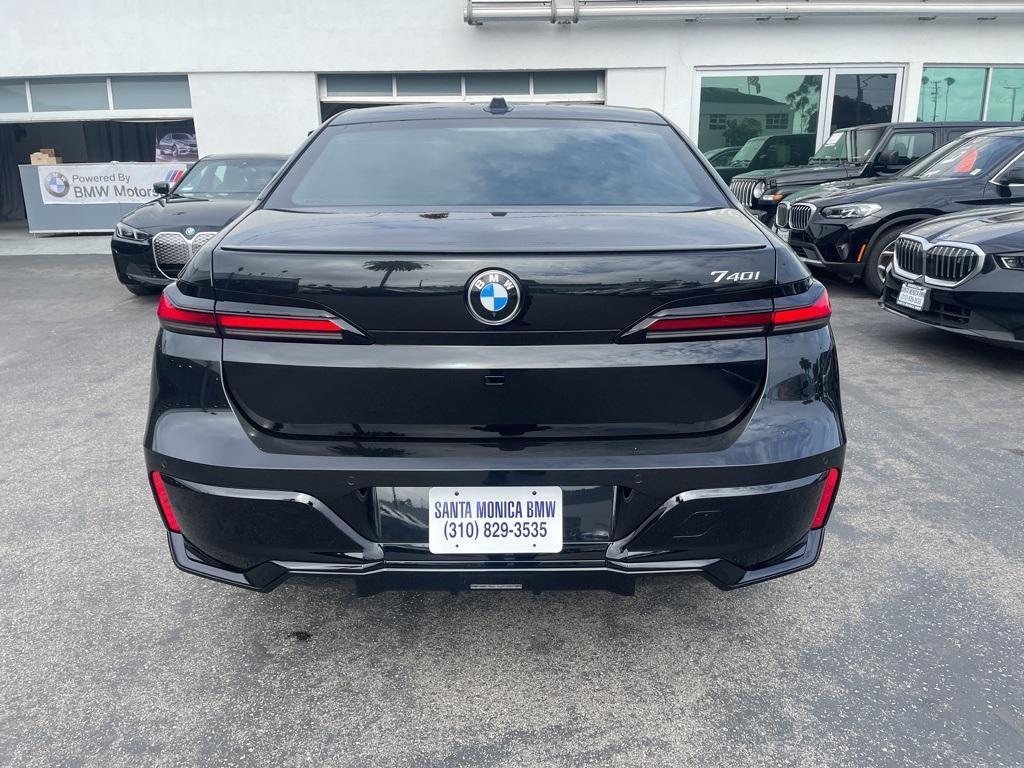 new 2025 BMW 740 car, priced at $118,150