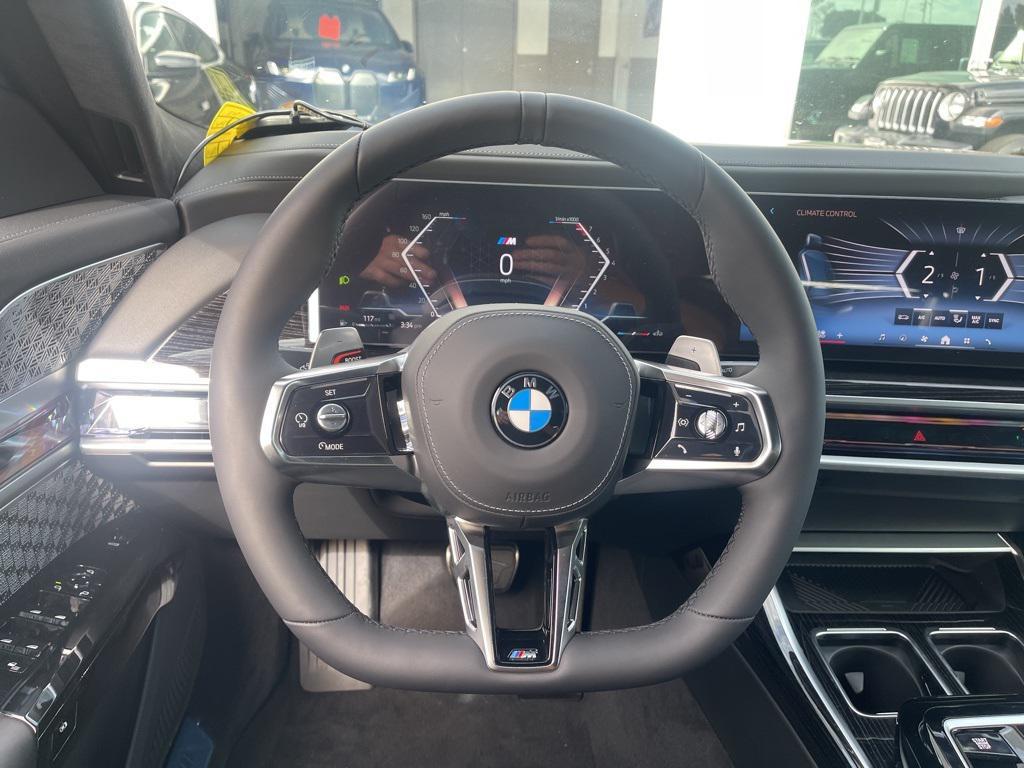 new 2025 BMW 740 car, priced at $118,150