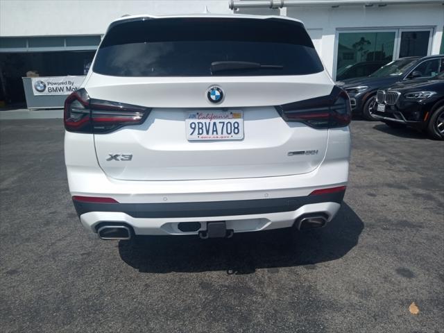 used 2022 BMW X3 car, priced at $31,777