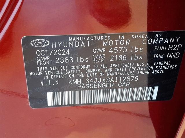 new 2025 Hyundai Sonata Hybrid car, priced at $33,215