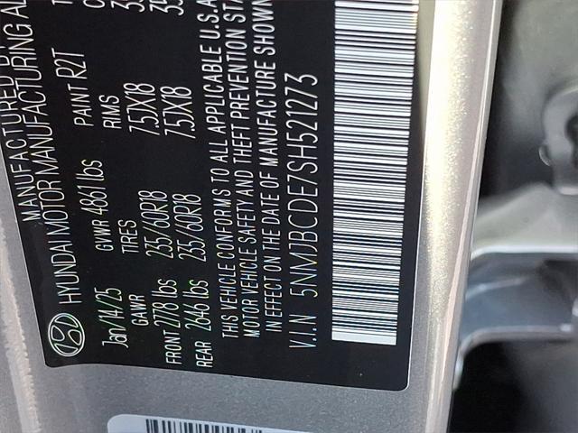 new 2025 Hyundai Tucson car, priced at $34,025
