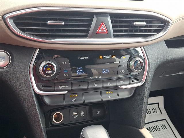 used 2019 Hyundai Santa Fe car, priced at $14,145