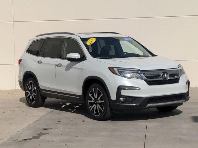 used 2021 Honda Pilot car, priced at $27,495