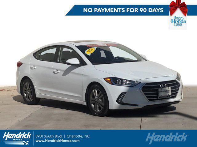 used 2018 Hyundai Elantra car, priced at $14,995