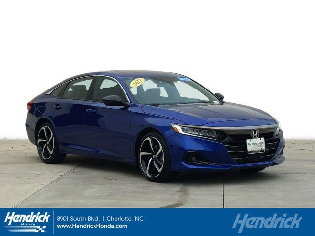 used 2021 Honda Accord car, priced at $27,995