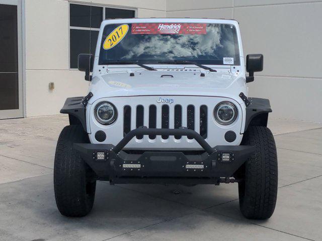 used 2017 Jeep Wrangler Unlimited car, priced at $18,988