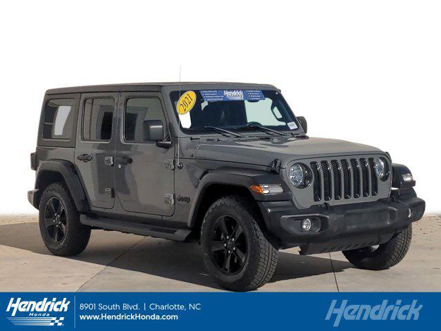 used 2021 Jeep Wrangler Unlimited car, priced at $33,995