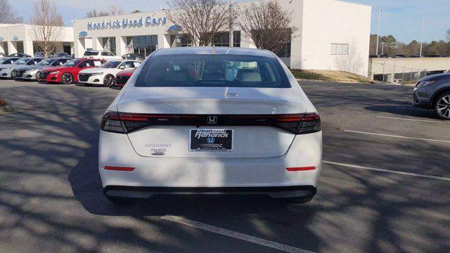 new 2025 Honda Accord car, priced at $29,900