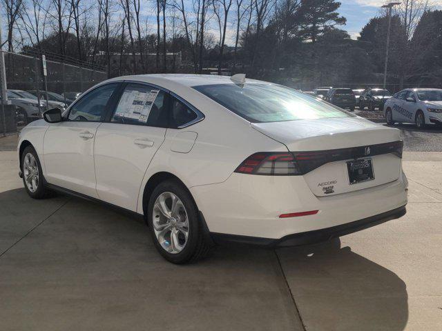 new 2025 Honda Accord car, priced at $29,900
