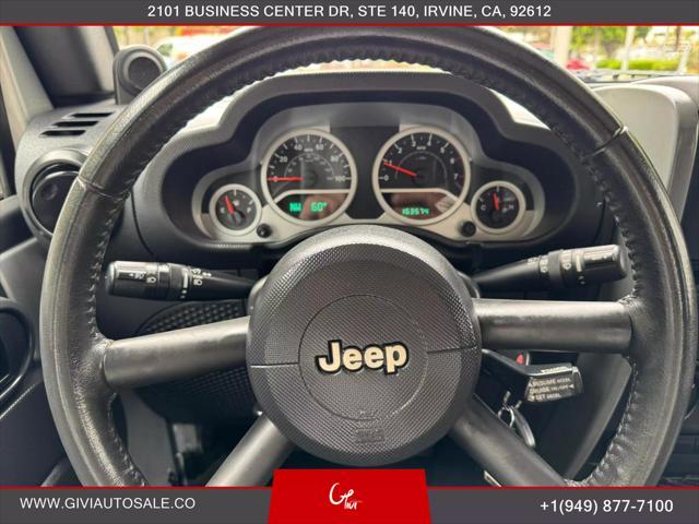 used 2010 Jeep Wrangler car, priced at $12,500