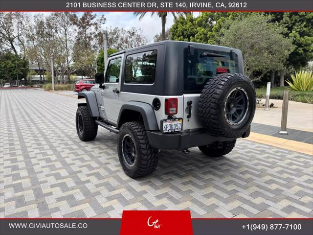 used 2010 Jeep Wrangler car, priced at $12,500