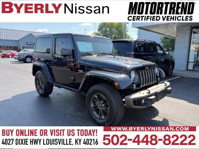 used 2016 Jeep Wrangler car, priced at $19,720