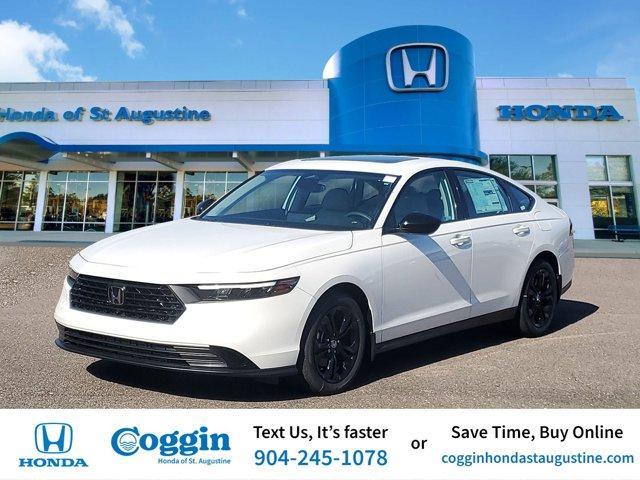new 2025 Honda Accord car, priced at $30,705